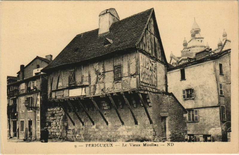 Carte postale ancienne Perigueux- Le vieux Moulin France à Périgueux