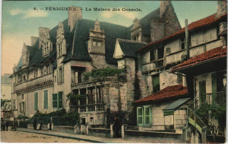 Carte postale ancienne Perigueux- Le Maison des Consuls France à Périgueux