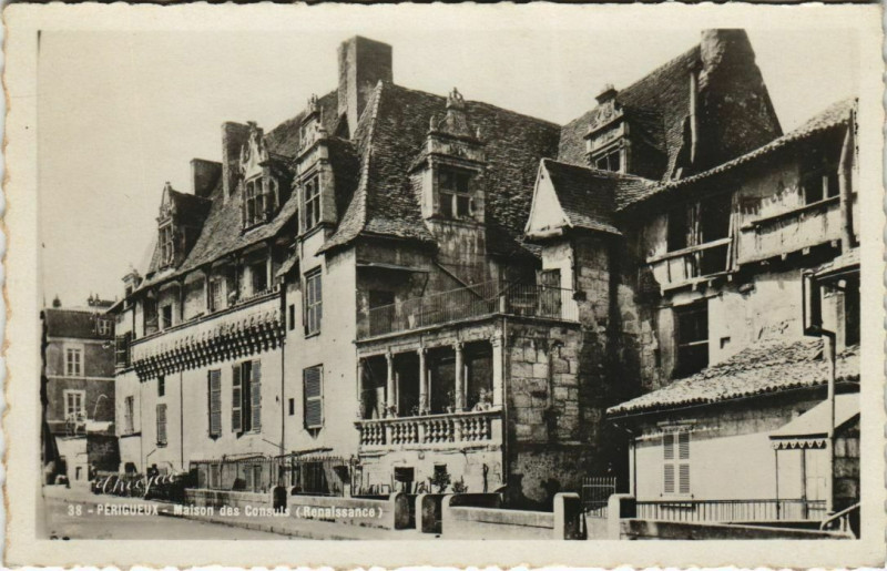 Carte postale ancienne Perigueux- Maison des Consuls France à Périgueux