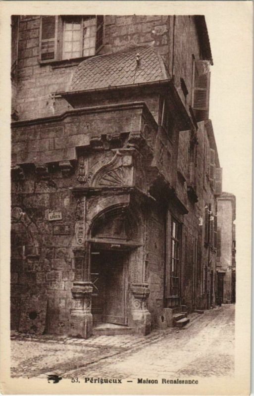 Carte postale ancienne Perigueux- Maison Renaissance France à Périgueux