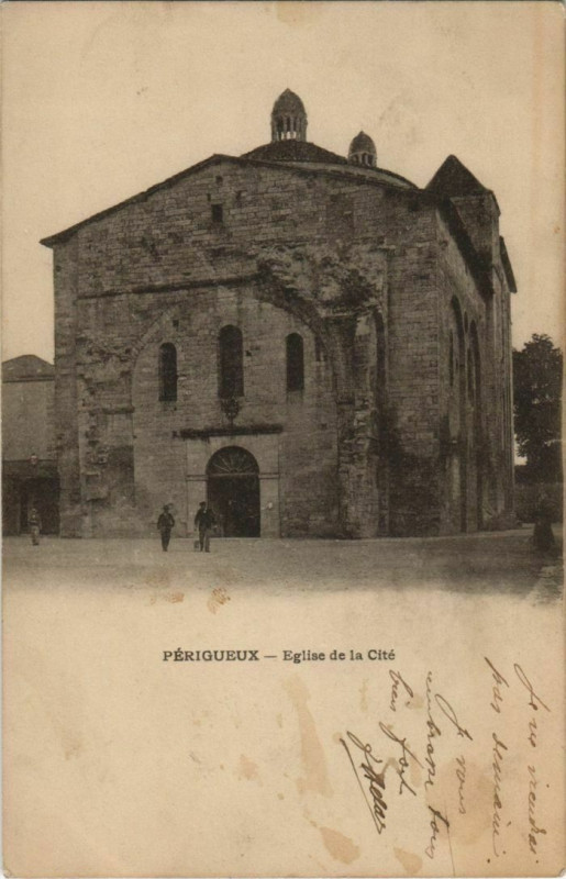 Carte postale ancienne Perigueux- Eglise de la Cite France à Périgueux
