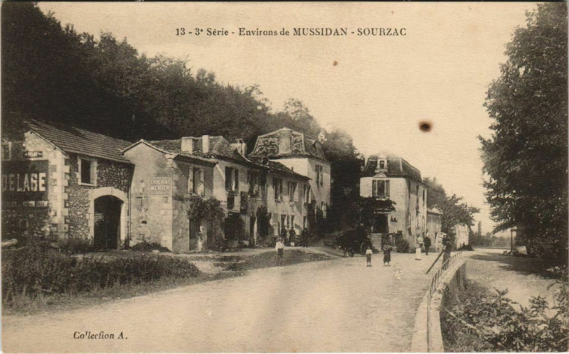 Carte postale ancienne Environs de Mussidan - Sourzac à Mussidan