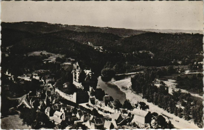 Carte postale ancienne Vallée de la Dordogne