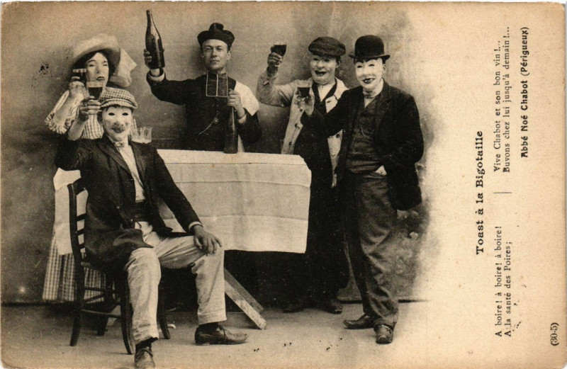 Carte postale ancienne Tosst a la Bigotaille
