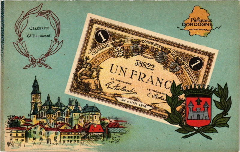 Carte postale ancienne Celebrite G Daumensil