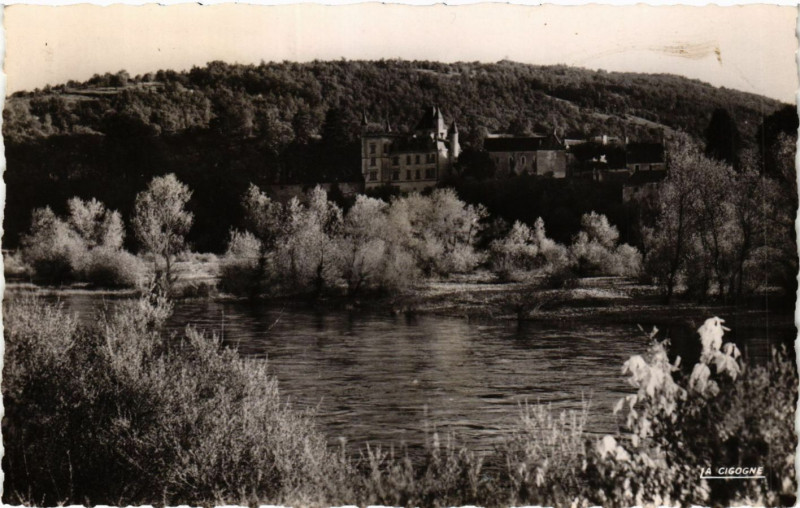 Carte postale ancienne Vallée de laDordogne - Chateau de Cleurac