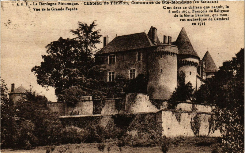 Carte postale ancienne La Dordogne Pittoresqe - Chateau de Fenelon