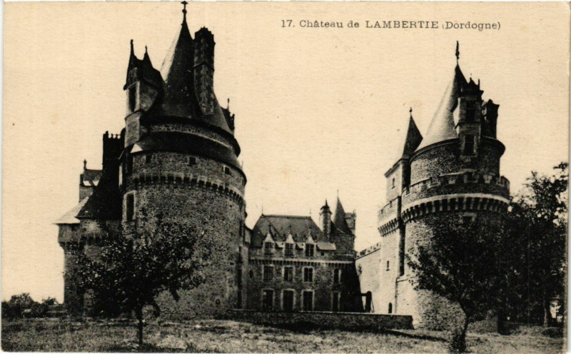 Carte postale ancienne Chateau de Lambertie