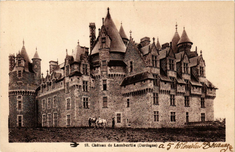 Carte postale ancienne Chateau de Lambertie