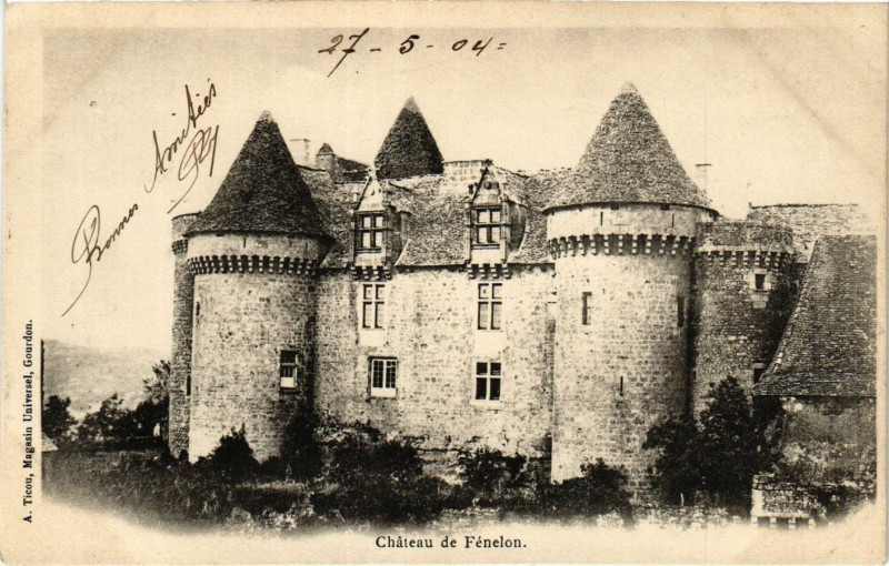 Carte postale ancienne Chateau de Fenelon