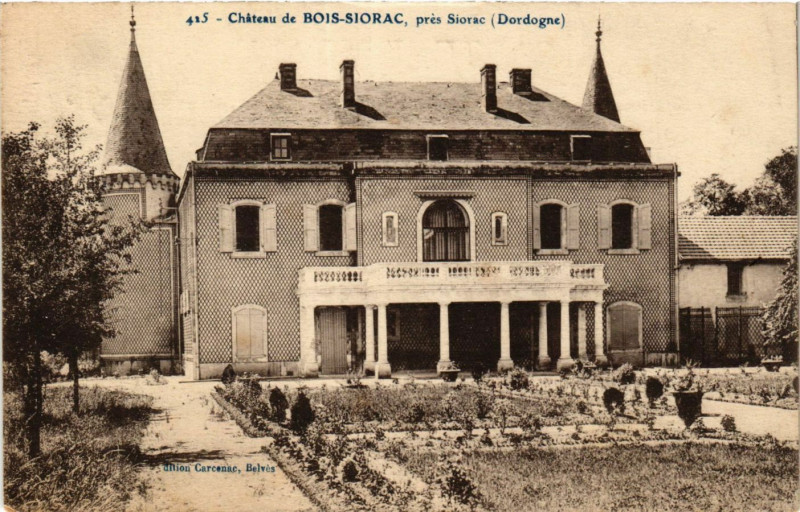 Carte postale ancienne Chateau de Bois-Siorac pres Siorac