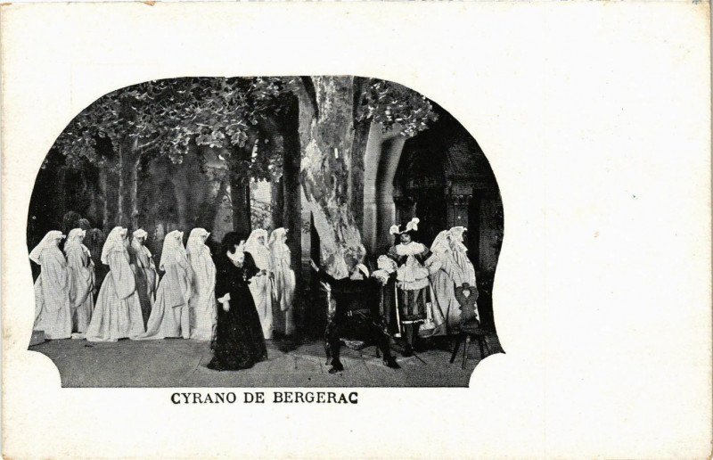 Carte postale ancienne Cyrano de Bergerac à Bergerac