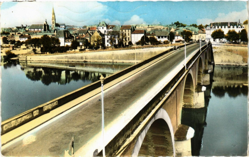 Carte postale ancienne Bergerac - Vue générale à Bergerac