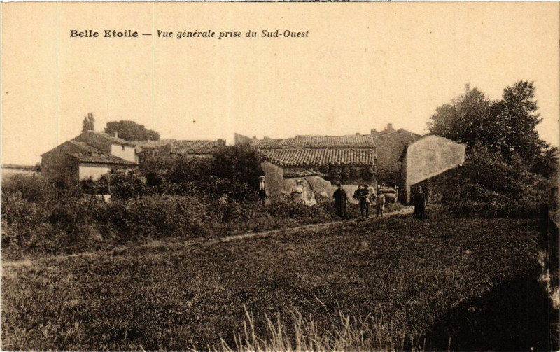Carte postale ancienne Belle Etoile Vue générale pris du Sud Ouest