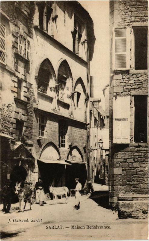 Carte postale ancienne Sarlat - Maison Renaissance