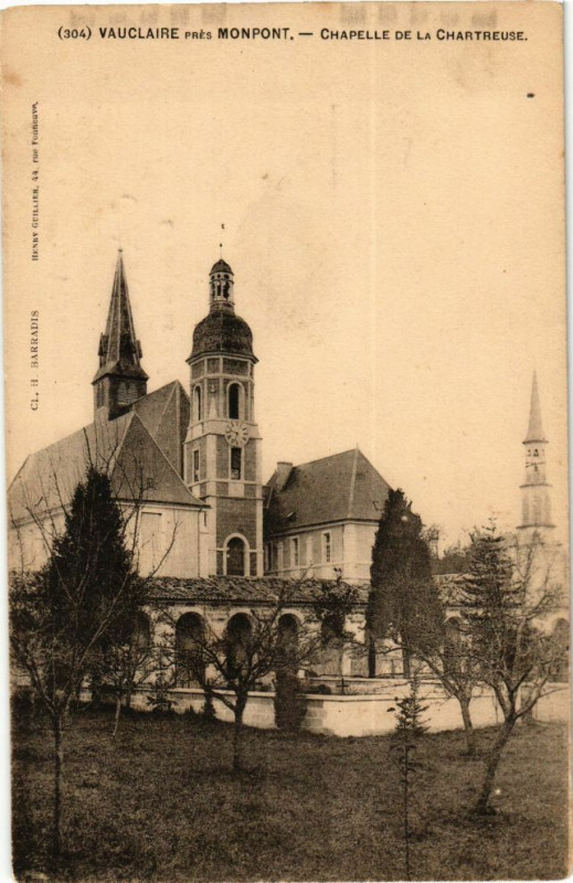 Carte postale ancienne Vauclaire pres Monpont-Chapelle la Chartreuse
