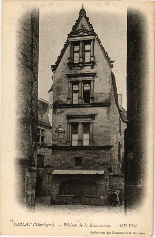 Carte postale ancienne Sarlat-Maison de la Renaissance