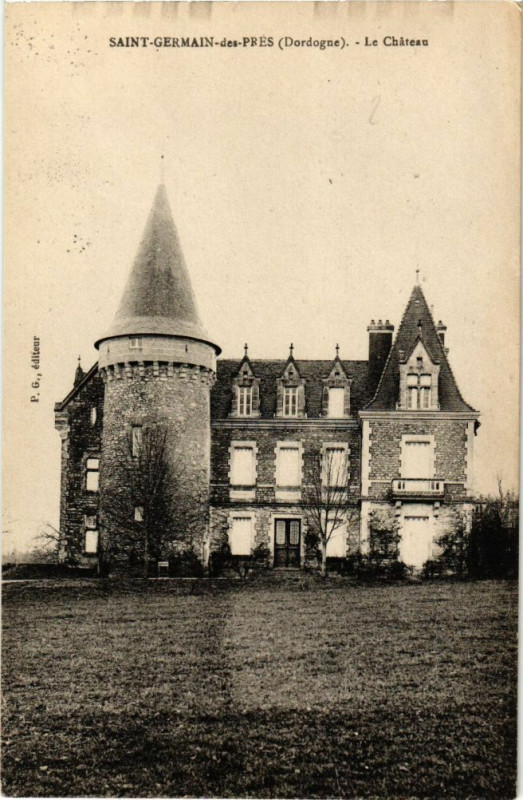 Carte postale ancienne Saint-Germain de Prés-Le Chateau