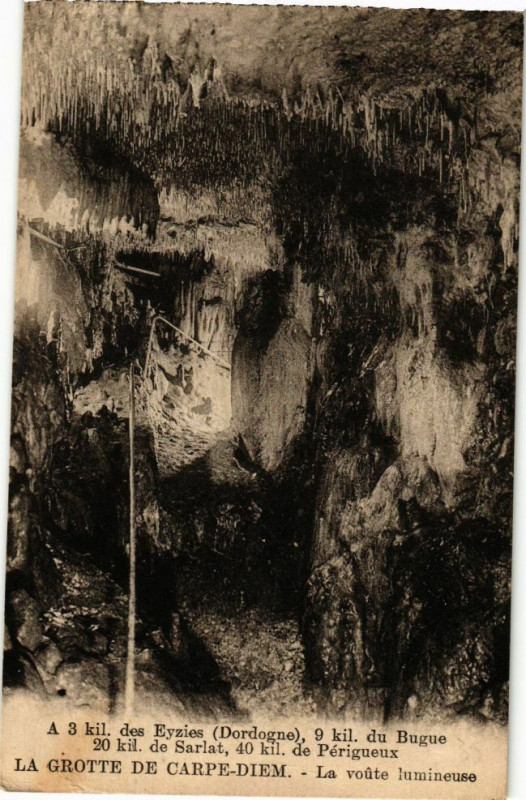 Carte postale ancienne La Grotte de Carpe Diem-La voute lumineuse