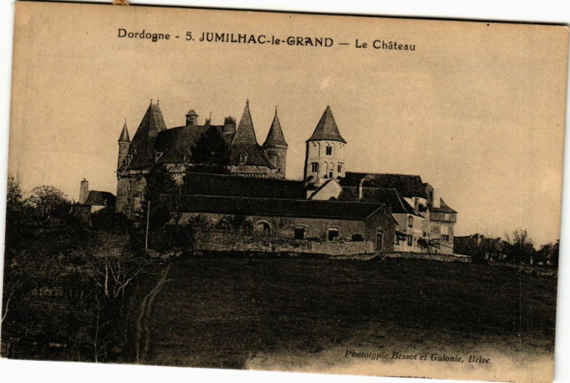 Carte postale ancienne Javerlhac le Grand-Le Chateau
