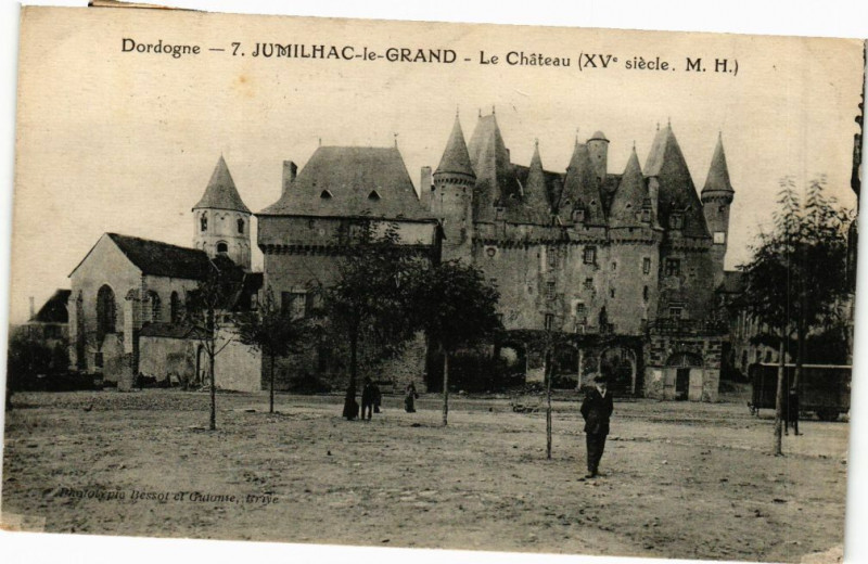Carte postale ancienne Javerlhac le Grand-Le Chateau