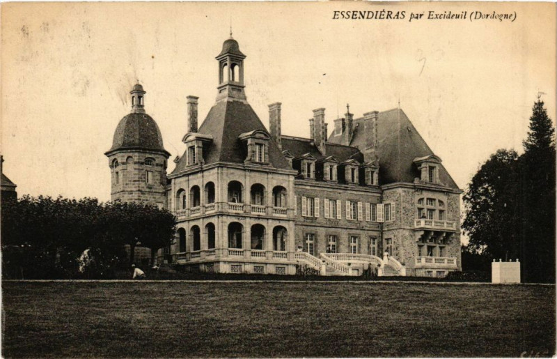 Carte postale ancienne Essendiéras par Excideuil à Excideuil