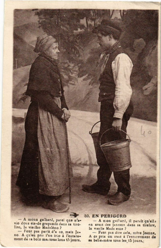 Carte postale ancienne En Perigord