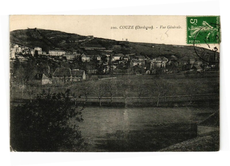 Carte postale ancienne Couze-Vue générale
