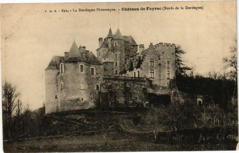 Carte postale ancienne Chateau du Fayrac