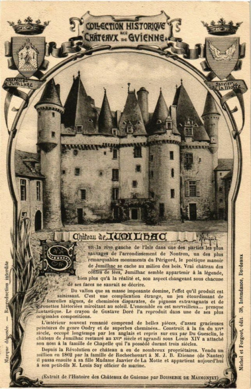 Carte postale ancienne Chateau de Jumilhac
