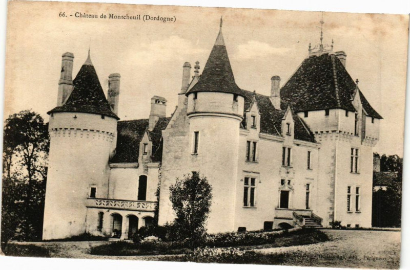 Carte postale ancienne Chateau de Montcheuil