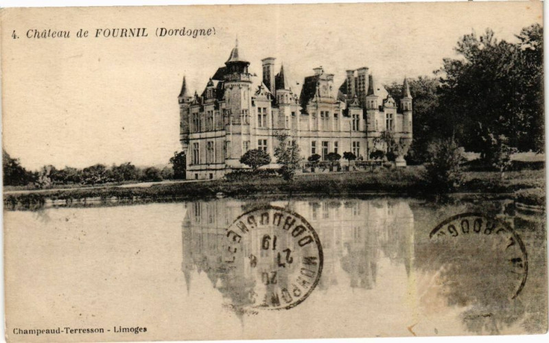 Carte postale ancienne Chateau de Fournil