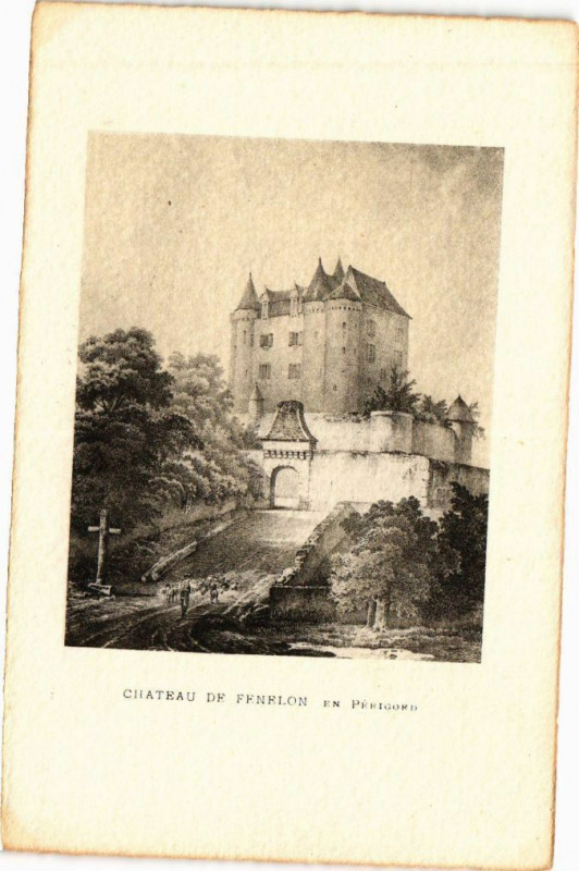 Carte postale ancienne Chateau de Fenelon en Perigord