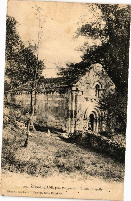 Carte postale ancienne Chancelade-Vieille Chapelle à Chancelade