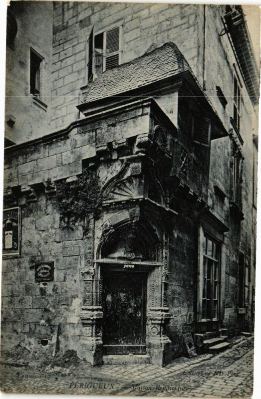 Carte postale ancienne Perigueux-Maison Renaissance à Périgueux
