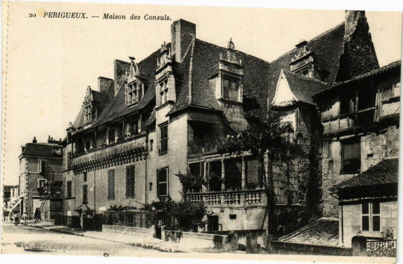 Carte postale ancienne Perigueux-Maison des Consuls à Périgueux