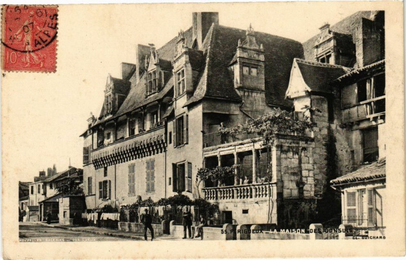 Carte postale ancienne Perigueux-La Maison des Consuls à Périgueux