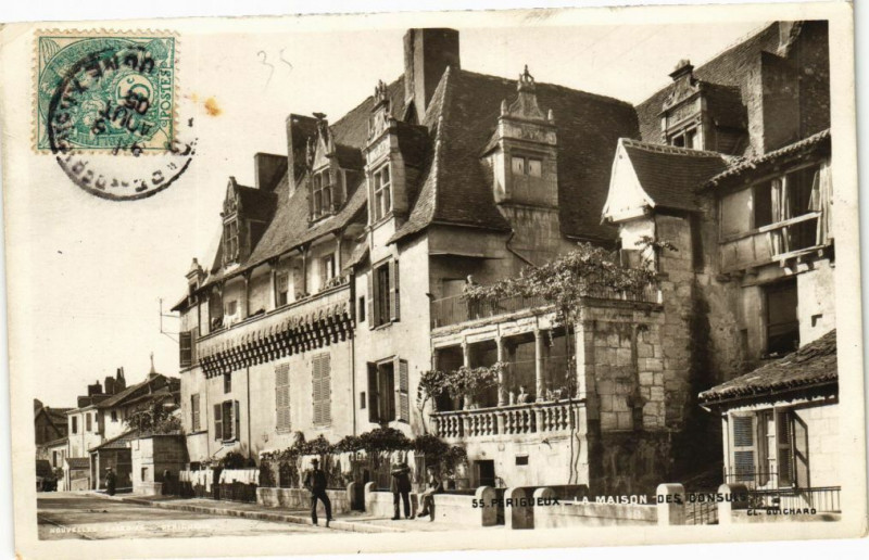 Carte postale ancienne Perigueux-La Maison des Consuls à Périgueux