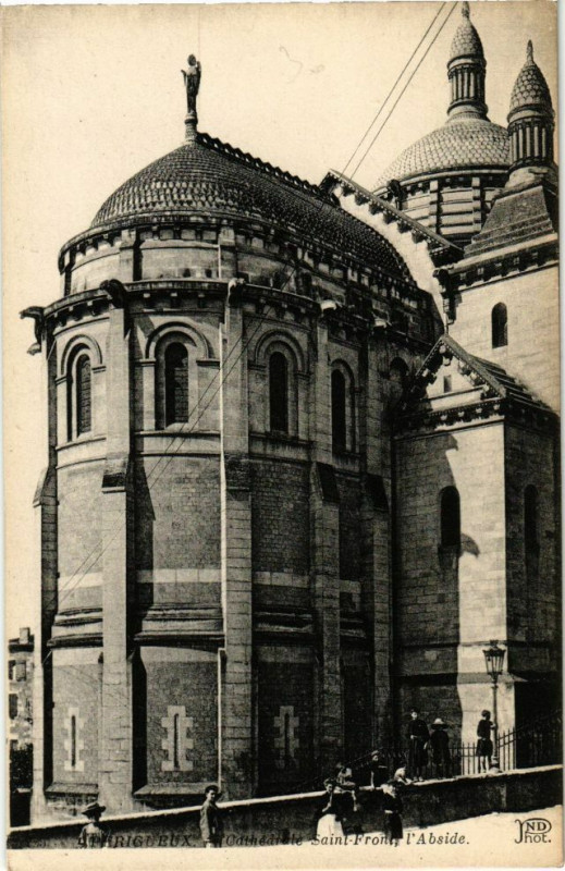 Carte postale ancienne Perigueux-La Cathédrale Saint-Front-l'Abside à Périgueux