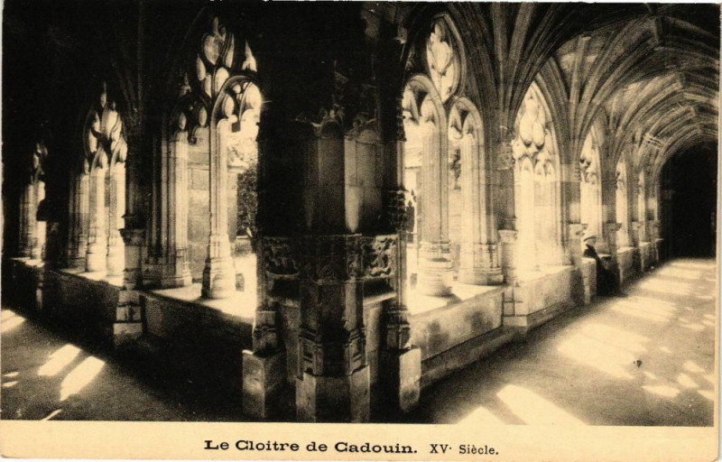 Carte postale ancienne Le Cloitre de Cadouin