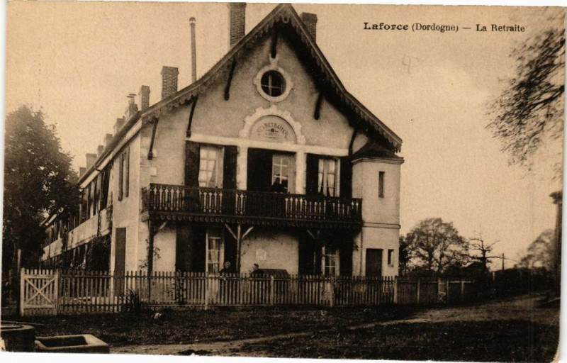 Carte postale ancienne Laforce-La Retraite