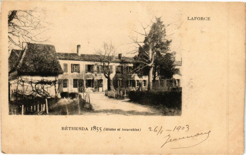 Carte postale ancienne Laforce-Bethesda