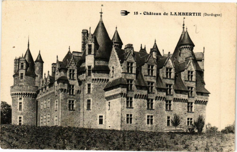 Carte postale ancienne Chateau de Lambertie