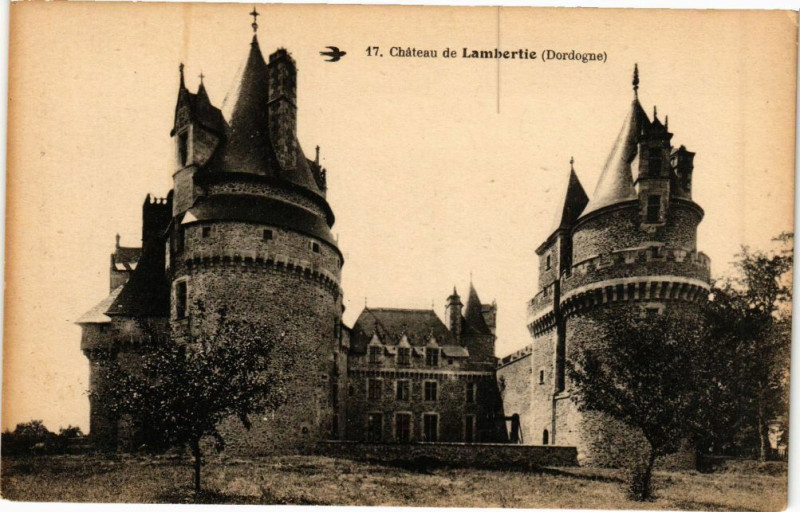Carte postale ancienne Chateau de Lambertie