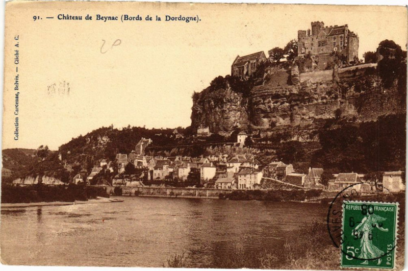 Carte postale ancienne Chateau de Beynac
