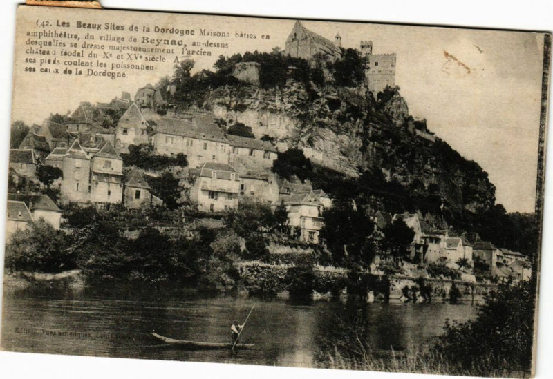 Carte postale ancienne Beynac-Les Beaux Sites de la Dordogne