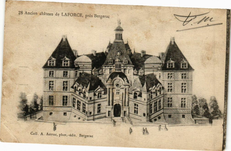 Carte postale ancienne Ancien Chateau de Laforce