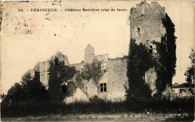 Carte postale ancienne Perigueux-Catheau Barriere à Périgueux