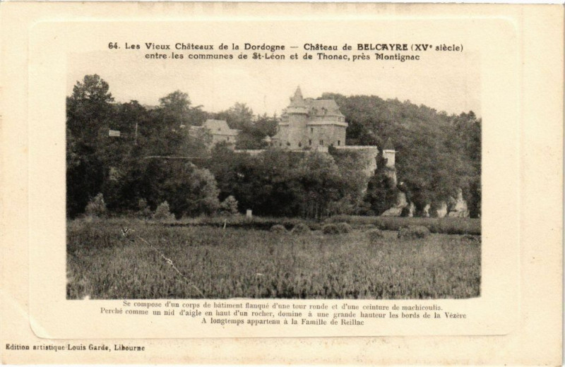 Carte postale ancienne Les Vieux Chateaux de la Dordogne - Chateau de Balcayre