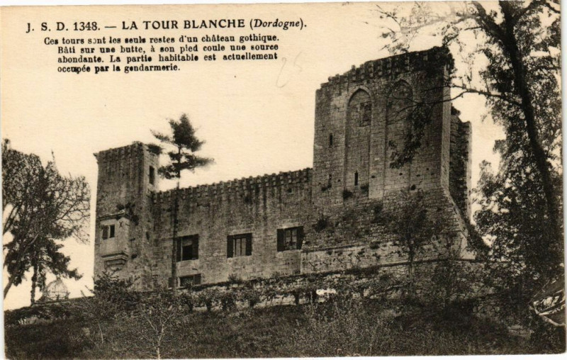 Carte postale ancienne La Tour de Blanche